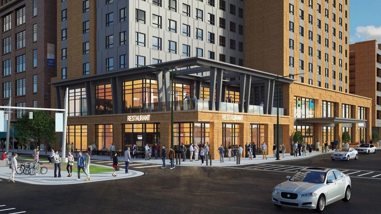 Hotel Hyatt House Indianapolis Downtown Exterior foto